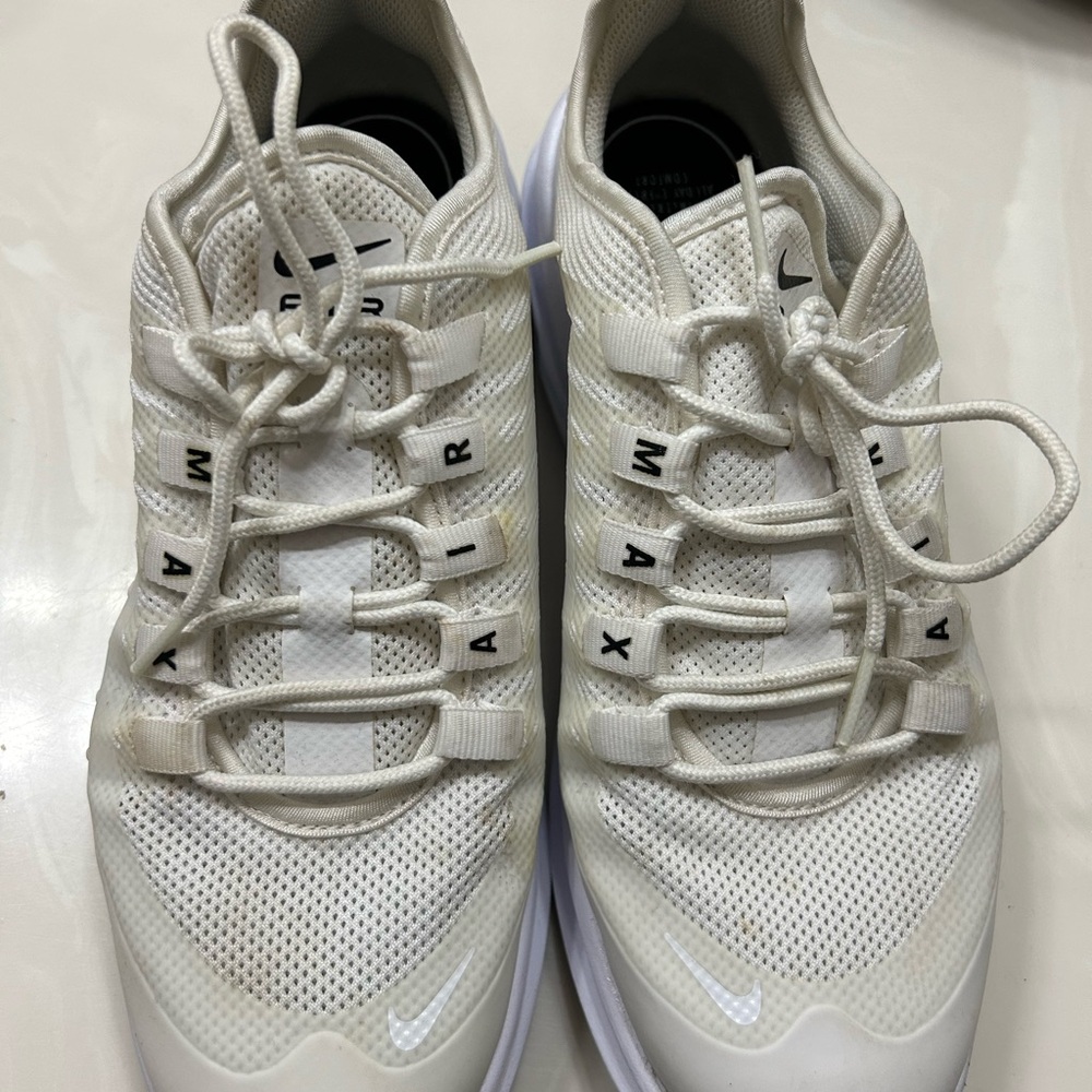 Nike Air Max Men's Cream Athletic Shoes